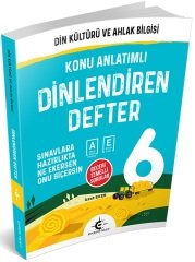 Eker Test 6. Sınıf Din Kültürü ve Ahlak Bilgisi Dinlendiren Defter Eker Test Yayınları