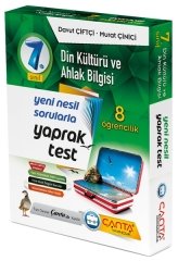 Çanta 7. Sınıf Din Kültürü ve Ahlak Bilgisi 8 Öğrencilik Kutu Yaprak Test Çanta Yayınları