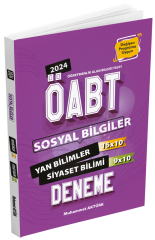 Memur Sınav 2024 ÖABT Sosyal Bilgiler Öğretmenliği Yan Bilimler, Siyaset Bilimi 20 Deneme Memur Sınav