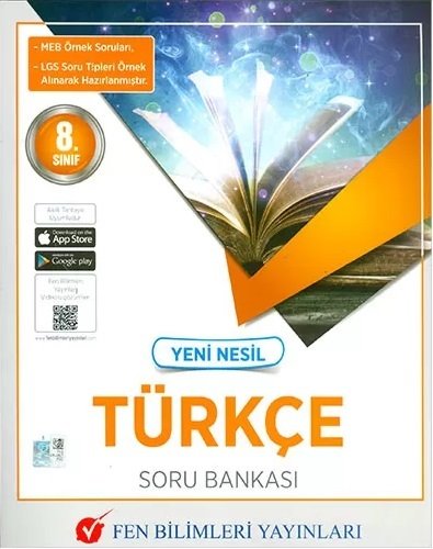 Fen Bilimleri 8. Sınıf Türkçe Yeni Nesil Soru Bankası Fen Bilimleri Yayıncılık