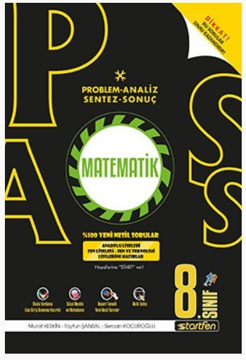 Startfen 8. Sınıf Matematik PASS Soru Bankası Startfen Yayınları