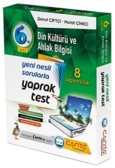 Çanta 6. Sınıf Din Kültürü ve Ahlak Bilgisi 8 Öğrencilik Kutu Yaprak Test Çanta Yayınları