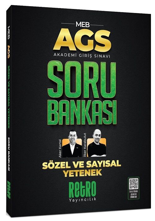 Retro 2025 MEB-AGS Sözel ve Sayısal Yetenek Soru Bankası - Aker Kartal, İlker Karabulut Retro Yayıncılık