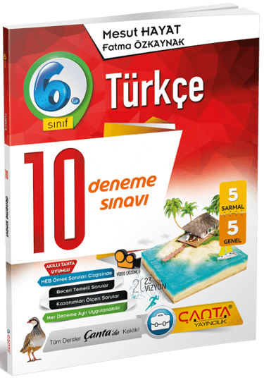 Çanta 6. Sınıf Türkçe 10 Deneme Çanta Yayınları