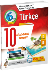 Çanta 6. Sınıf Türkçe 10 Deneme Çanta Yayınları