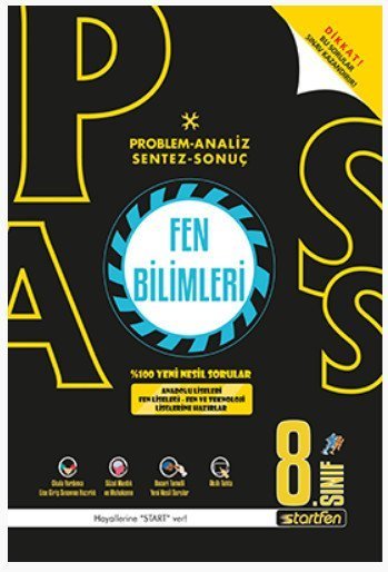 Startfen 8. Sınıf Fen Bilimleri PASS Soru Bankası Startfen Yayınları