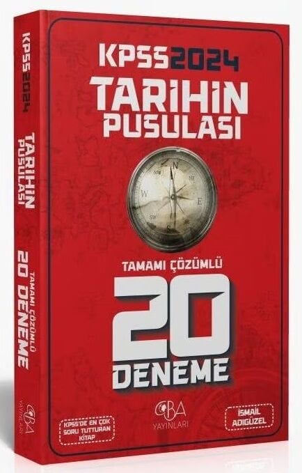 SÜPER FİYAT  - CBA Yayınları 2024 KPSS Tarihin Pusulası 20 Deneme Çözümlü - İsmail Adıgüzel CBA Yayınları