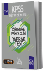 Yeni Trend 2020 KPSS Öğrenme Psikolojisi Yaprak Test Yeni Trend Yayınları