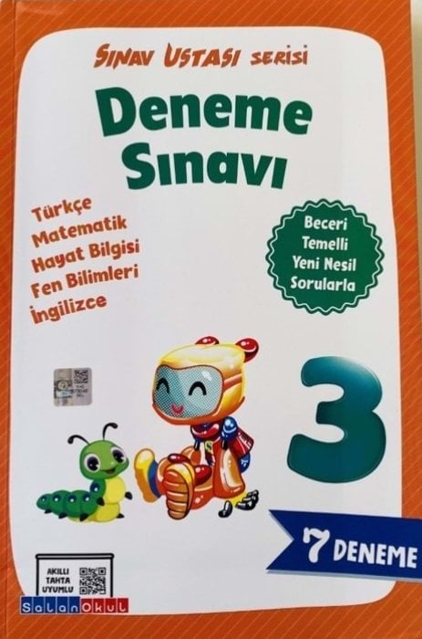 Salan 3. Sınıf Tüm Dersler Sınav Ustası 7 Deneme Salan Yayınları