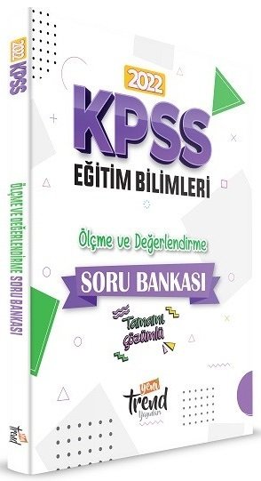 Yeni Trend 2022 KPSS Eğitim Bilimleri Ölçme ve Değerlendirme Soru Bankası Çözümlü Yeni Trend Yayınları