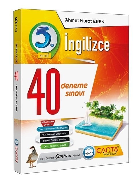 Çanta 5. Sınıf İngilizce 40 Deneme Çanta Yayınları