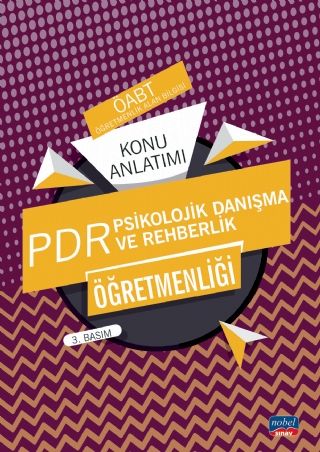 Nobel 2020 ÖABT PDR Psikolojik Danışma ve Rehberlik Öğretmenliği Konu Anlatımı Nobel Sınav Yayınları