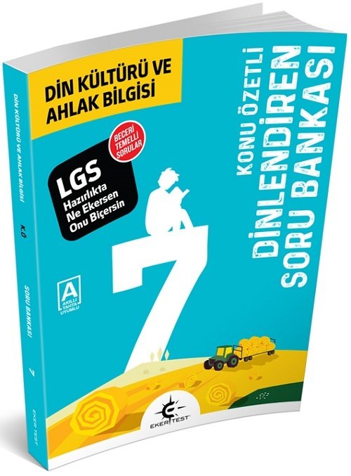 Eker Test 7. Sınıf Din Kültürü ve Ahlak Bilgisi Dinlendiren Soru Bankası Eker Test Yayınları