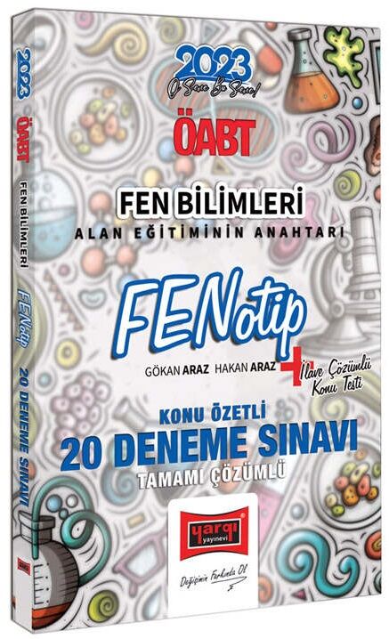 Yargı 2023 ÖABT Fen Bilimleri FENOTİP Konu Özetli 20 Deneme Çözümlü Yargı Yayınları