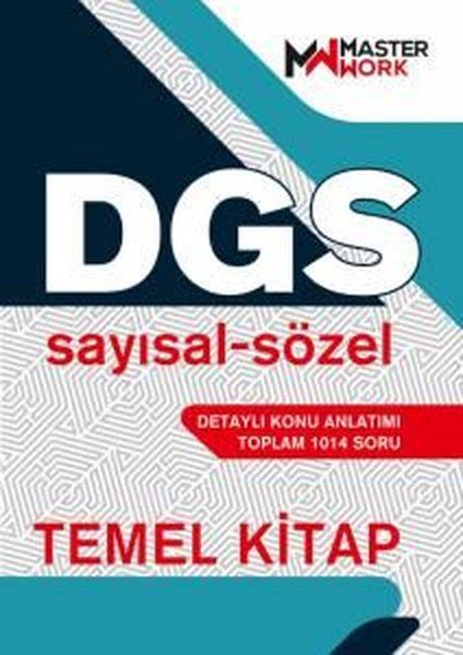 Master Work DGS Konu Anlatımlı Temel Kitap Master Work Yayınları