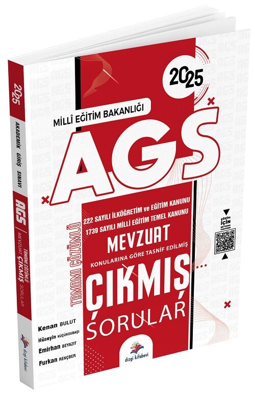 Dizgi Kitap 2025 MEB-AGS Mevzuat Bilgisi Çıkmış Sorular Konularına Göre Dizgi Kitap