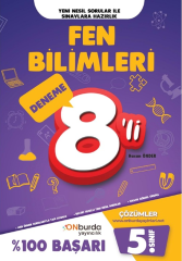 Onburda 5. Sınıf Fen Bilimleri 8 li Deneme Onburda Yayınları