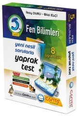 Çanta 5. Sınıf Fen Bilimleri 8 Öğrencilik Kutu Yaprak Test Çanta Yayınları