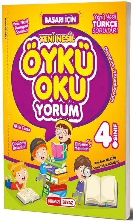 Kırmızı Beyaz 4. Sınıf Öykü Okuyorum Kırmızı Beyaz Yayınları