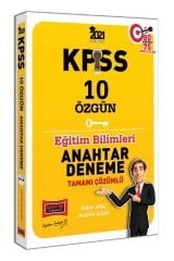 SÜPER FİYAT - Yargı 2021 KPSS Eğitim Bilimleri Anahtar 10 Deneme Çözümlü Yargı Yayınları