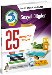 Çanta 5. Sınıf Sosyal Bilgiler 25 Deneme Çanta Yayınları