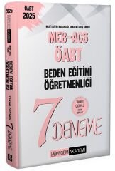 Pegem 2025 ÖABT MEB-AGS Beden Eğitimi Öğretmenliği 7 Deneme Çözümlü Pegem Akademi Yayınları