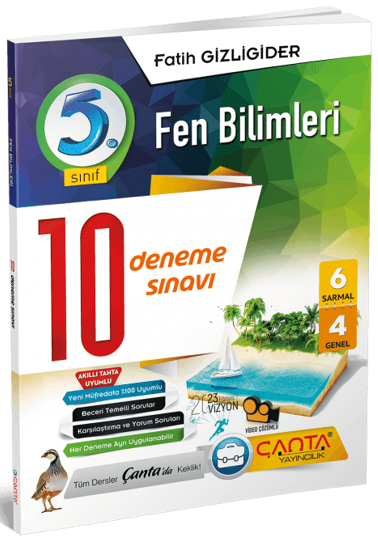 Çanta 5. Sınıf Fen Bilimleri 10 Deneme Çanta Yayınları