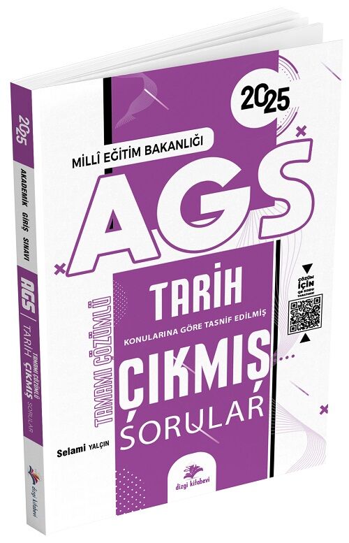 Dizgi Kitap 2025 MEB-AGS Tarih Çıkmış Sorular Konularına Göre - Selami Yalçın Dizgi Kitap