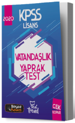 SÜPER FİYAT - Yeni Trend 2020 KPSS Vatandaşlık Yaprak Test Yeni Trend Yayınları