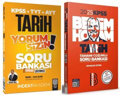 Benim Hocam + İndeks 2025 KPSS Tarih Yorum Sizin Soru Bankası 2 li Set - Ramazan Yetgin Benim Hocam + İndeks Akademi Yayınları