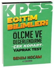 Benim Hocam 2021 KPSS Eğitim Bilimleri Ölçme Değerlendirme Yaprak Test Çek Kopart Benim Hocam Yayınları