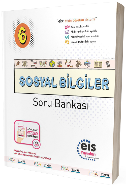 Eis Yayınları 6. Sınıf Sosyal Bilgiler Soru Bankası Eis Yayınları