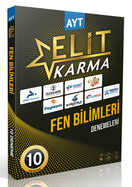 Paraf YKS AYT Fen Bilimleri Elit Karma 10 Deneme Video Çözümlü Paraf Yayınları