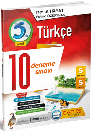 Çanta 5. Sınıf Türkçe 10 Deneme Çanta Yayınları