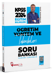 SÜPER FİYAT - Hoca Kafası 2024 KPSS Eğitim Bilimleri Öğretim Yöntem ve Teknikleri Soru Bankası Çözümlü - Gazi Karabulut Hoca Kafası Yayınları