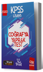 SÜPER FİYAT - Yeni Trend 2020 KPSS Coğrafya Yaprak Test Yeni Trend Yayınları