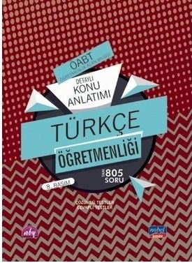 SÜPER FİYAT - Nobel ÖABT Türkçe Öğretmenliği Detaylı Konu Anlatımı Nobel Sınav Yayınları