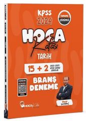 Hoca Kafası 2024 KPSS Tarih 15+2 Deneme Çözümlü - Onur Yurdakul Hoca Kafası Yayınları