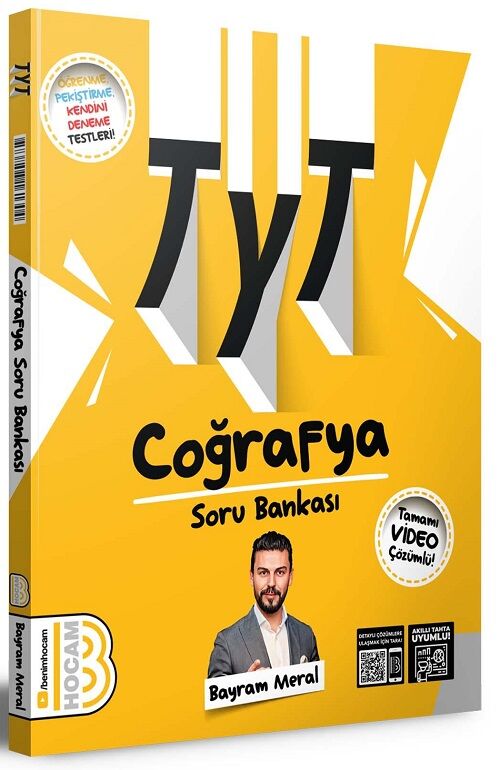 Benim Hocam 2025 YKS TYT Coğrafya Soru Bankası Video Çözümlü - Bayram Meral Benim Hocam Yayınları