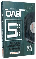 Uzman Kariyer ÖABT Din Kültürü Öğretmenliği Yeni Sistem 5 Deneme Çözümlü Performans Serisi Uzman Kariyer Yayınları