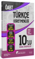 Özdil Akademi ÖABT Türkçe Öğretmenliği 10 Deneme Çözümlü - Yekta Özdil Özdil Akademi