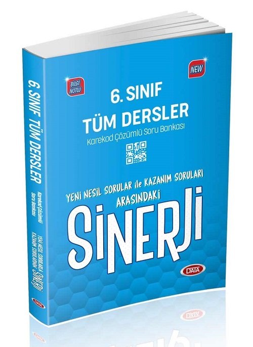 SÜPER FİYAT - Data 6. Sınıf Tüm Dersler Sinerji Soru Bankası Çözümlü Data Yayınları