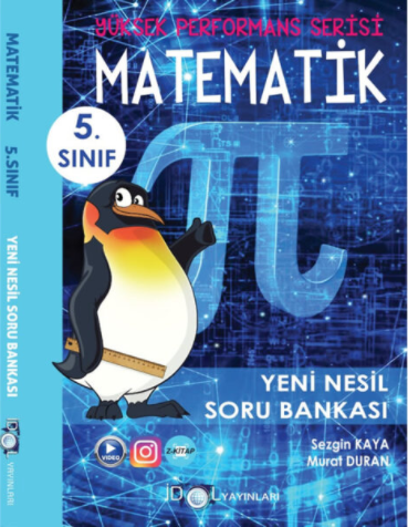 İdol 5. Sınıf Matematik Yüksek Performans Soru Bankası İdol Yayınları