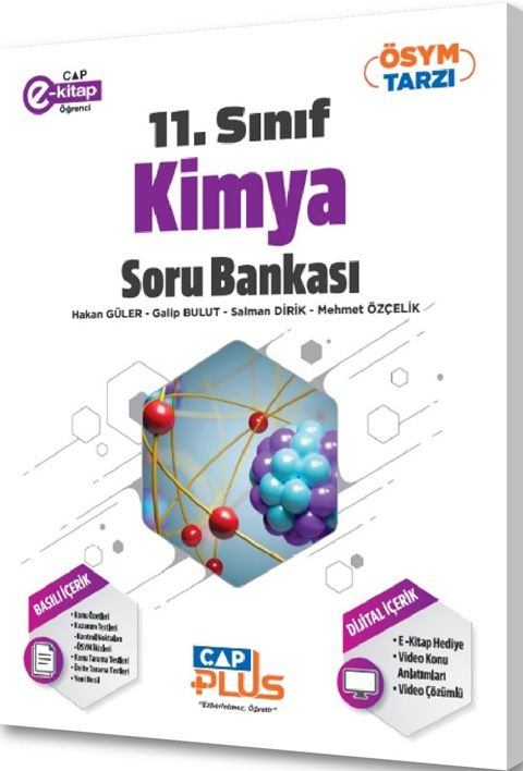 Çap Yayınları 11. Sınıf Kimya Plus Soru Bankası Çap Yayınları