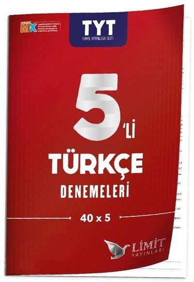 Limit YKS TYT Türkçe 5 li Deneme Limit Yayınları