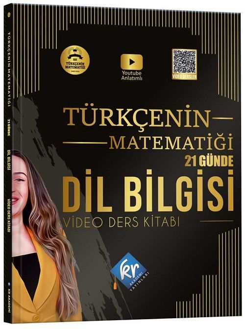 KR Akademi YKS TYT AYT KPSS Türkçenin Matematiği Dil Bilgisi 21 Günde Video Ders Kitabı - Gamze Özdin KR Akademi Yayınları