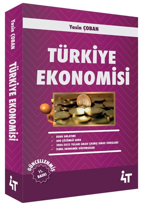 4T Yayınları Türkiye Ekonomisi 11. Baskı - Yasin Çoban 4T Yayınları