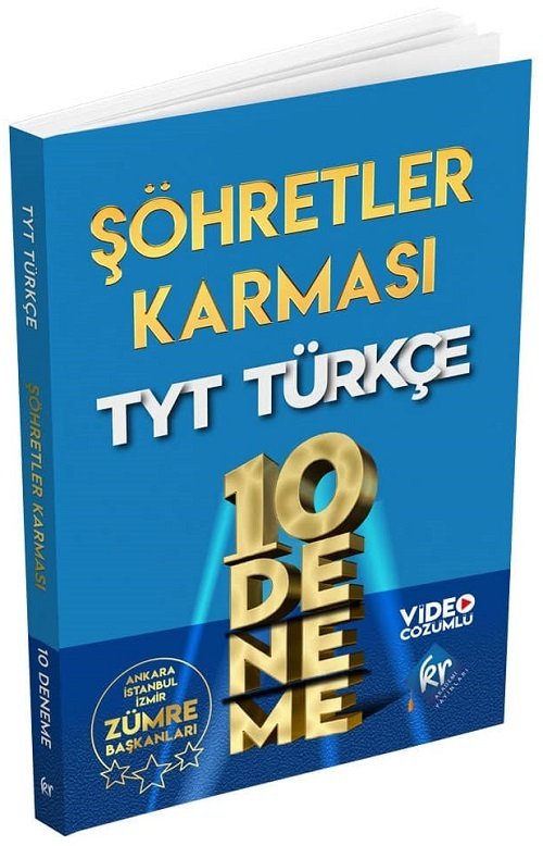 KR Akademi YKS TYT Türkçe Şöhretler Karması 10 Deneme KR Akademi