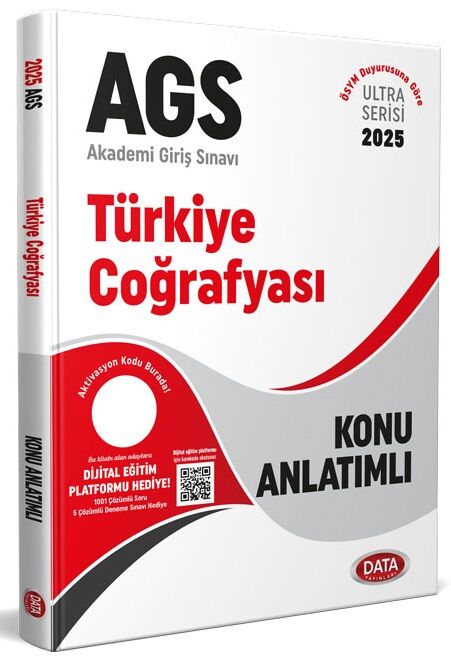 Data 2025 MEB-AGS Türkiye Coğrafyası Konu Anlatımlı Ultra Serisi Data Yayınları