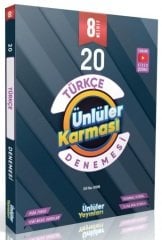 Ünlüler 8. Sınıf Türkçe Ünlüler Karması 20 Deneme Video Çözümlü Ünlüler Yayınları